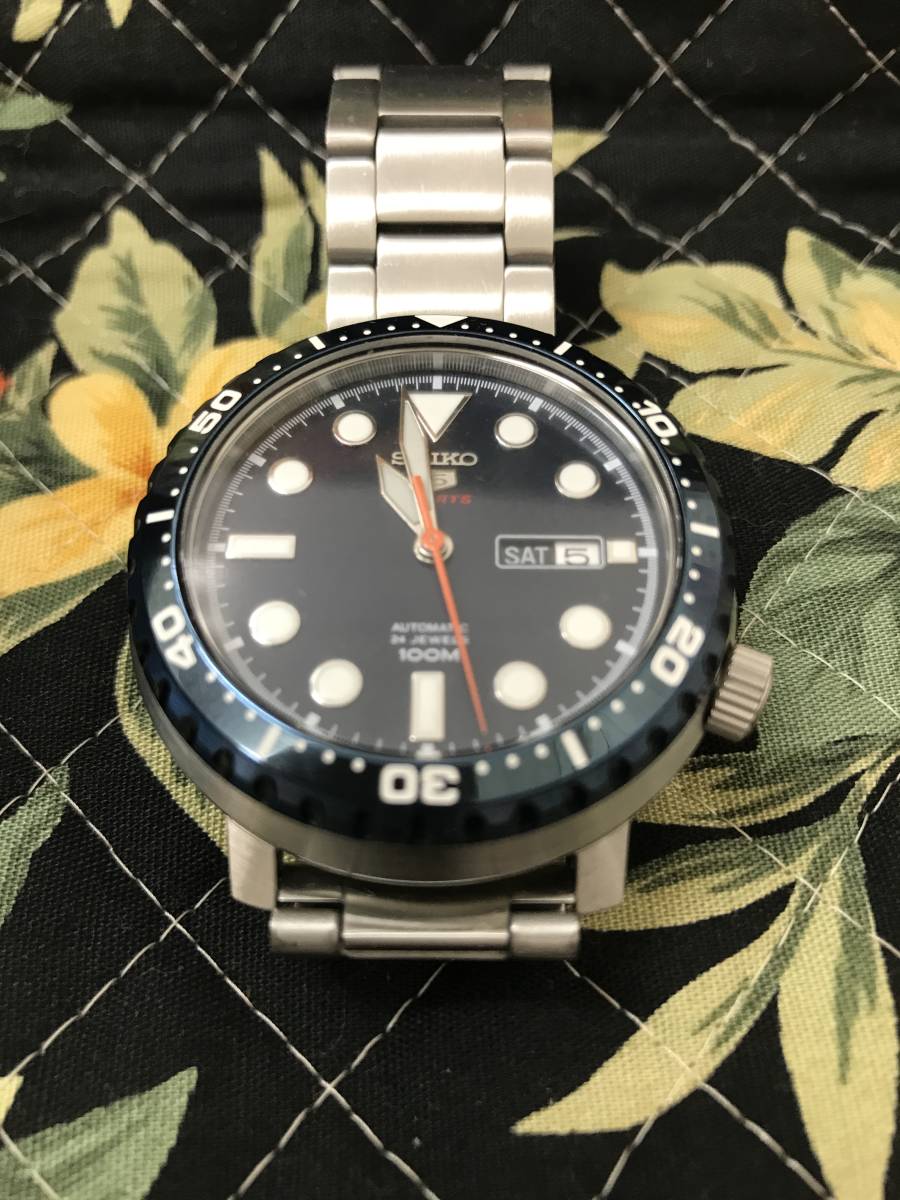SEIKO 裏スケ 海外モデル セイコー セイコー5スポーツ ボトルキャップ 