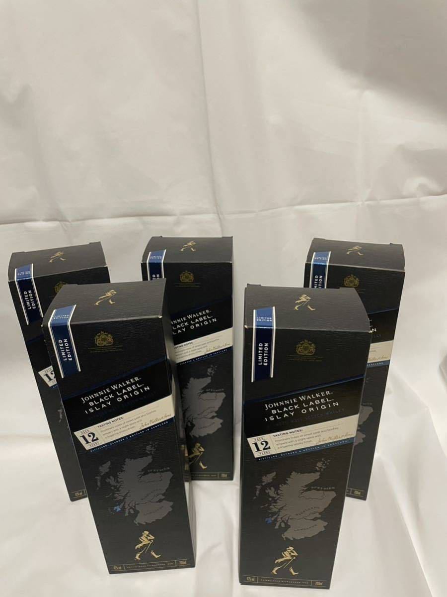5本セット】 ジョニーウォーカー ブラックラベル アイラ オリジン