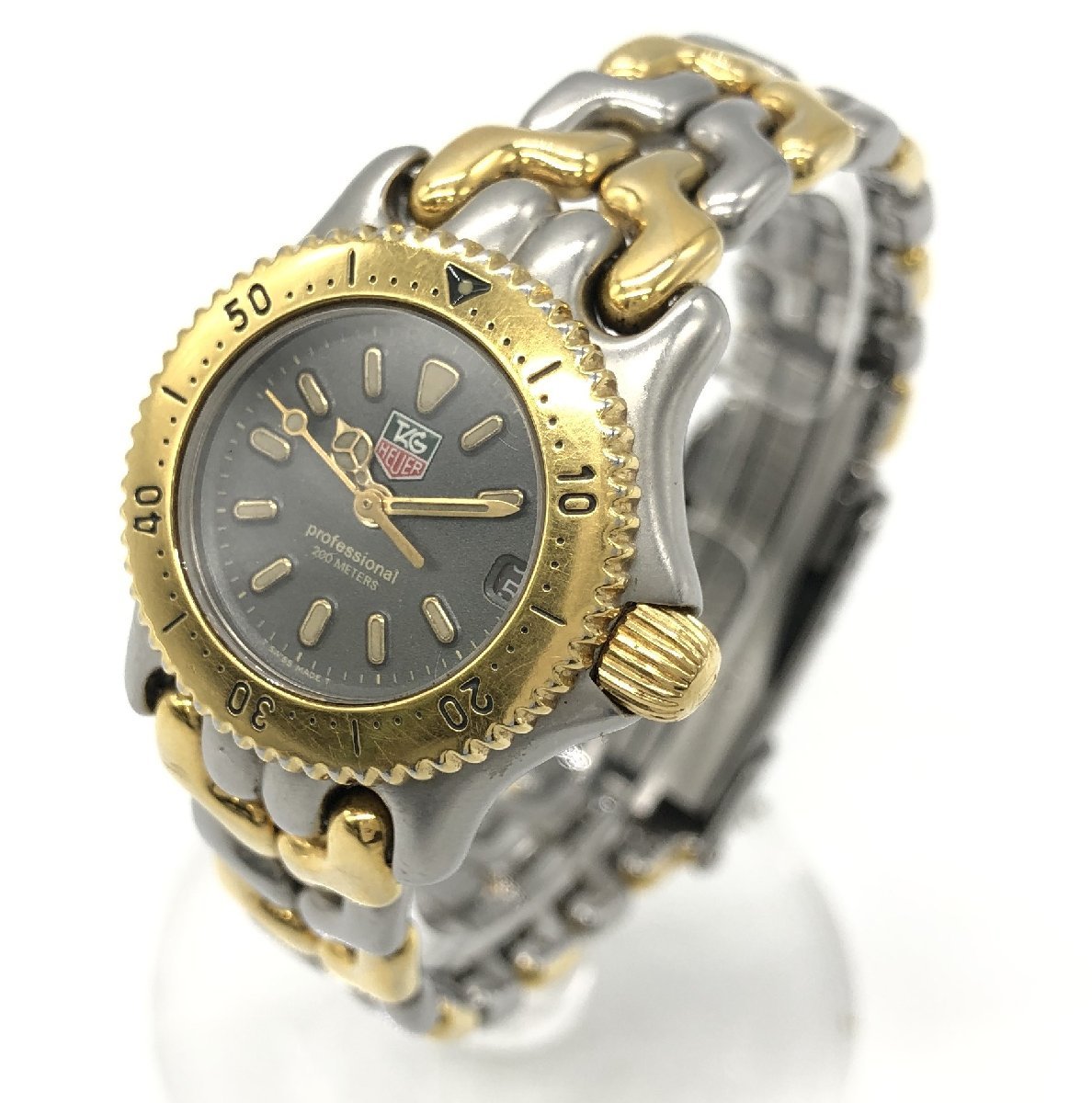 TAG Heuer セル S95.208 レディース コンビ 稼働 グレー文字盤 TAG HEUER タグホイヤー レディース 腕時計 セル S95.208 コンビカラー