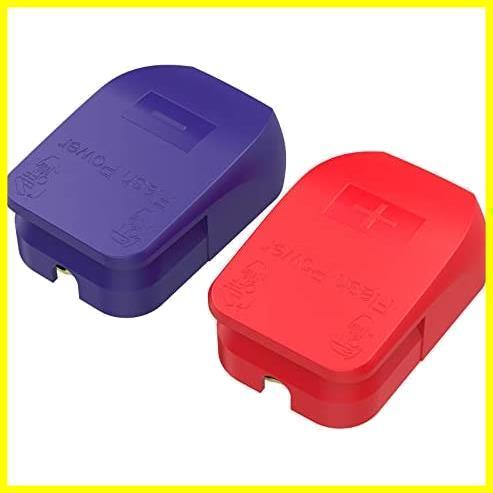 AUTOUTLET バッテリーターミナル 2ペア D端子用 バッテリー端子 ターミナル 車用 D端子 クイックリリース クランプ キャラバン_2