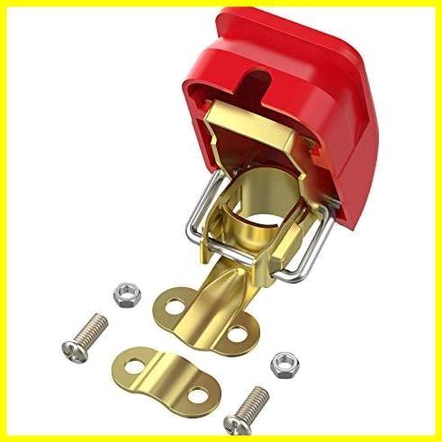 AUTOUTLET バッテリーターミナル 2ペア D端子用 バッテリー端子 ターミナル 車用 D端子 クイックリリース クランプ キャラバン_5