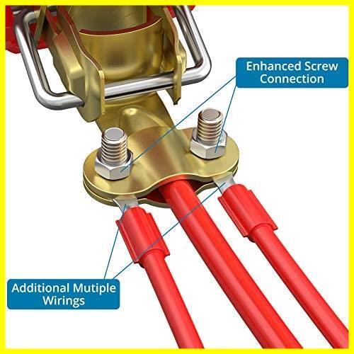 AUTOUTLET バッテリーターミナル 2ペア D端子用 バッテリー端子 ターミナル 車用 D端子 クイックリリース クランプ キャラバン_6