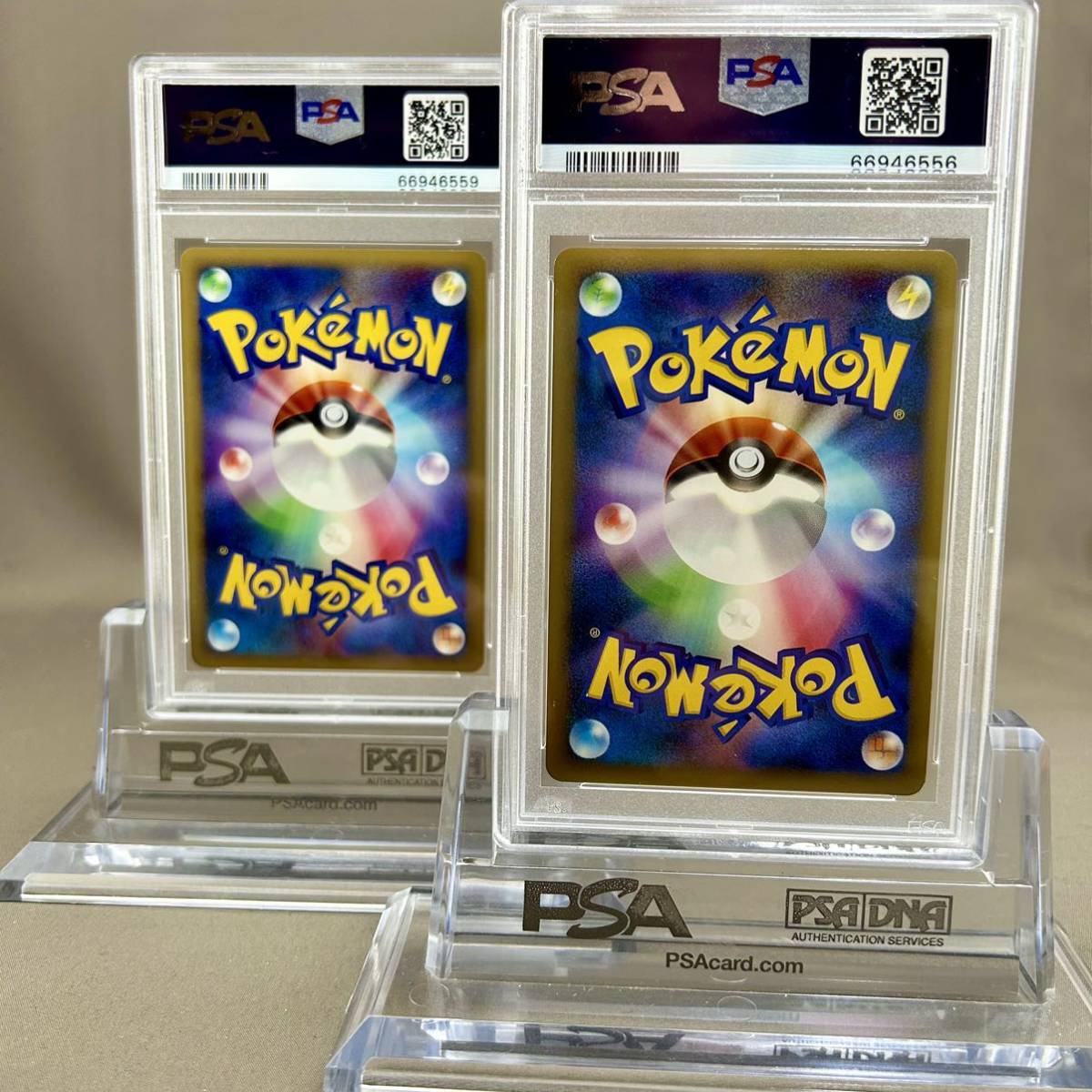 PSA9 ポケモンカード スイクン&エンテイlegend よみがえる伝説 066/080