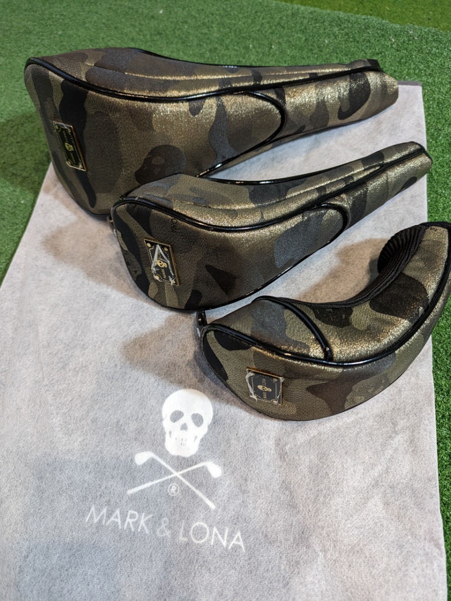 マークアンドロナ MARK&LONA ヘッドカバー 3点セット