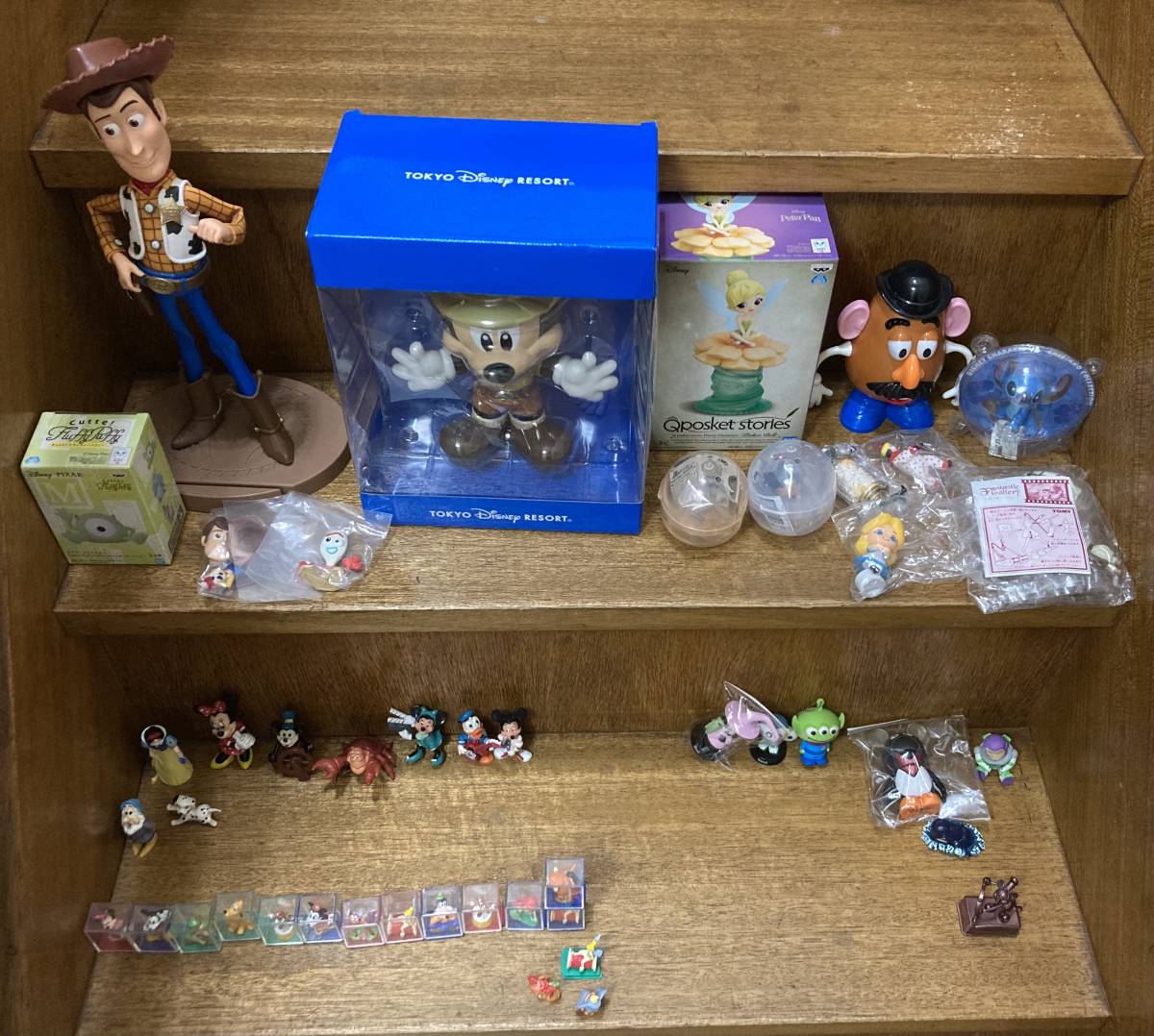 ディズニー ストア ランド シー フィギュア 一番くじ qposket ガシャ