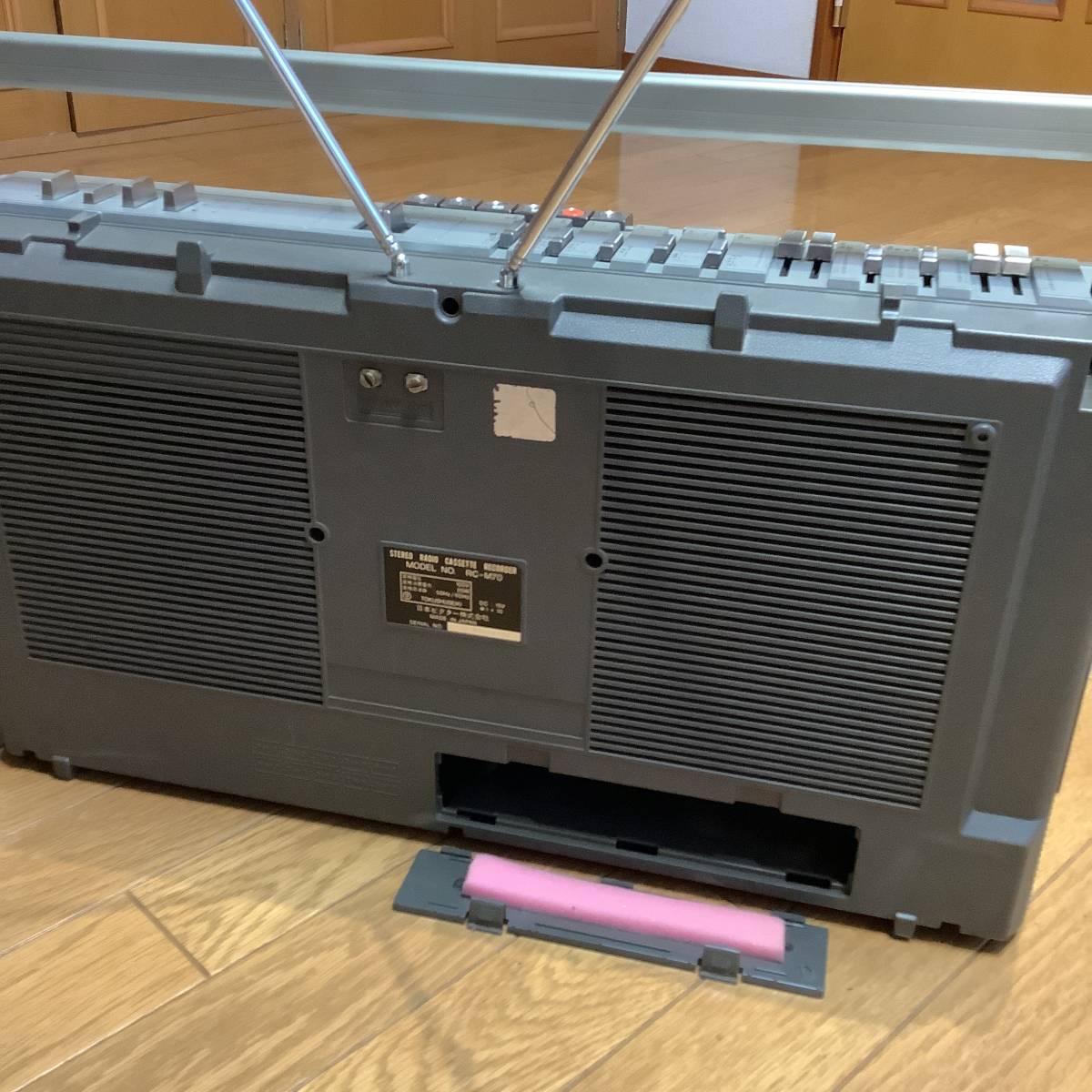 ☆ ビクター Victor ラジカセ RC-M70 カセッター 動作品 ☆ ビクター