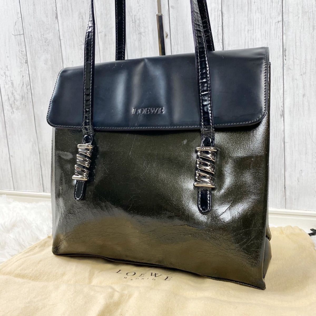 ベラスケス LOEWE トートバッグ ロエベ 極美品LOEWEロエベ Velazquez 