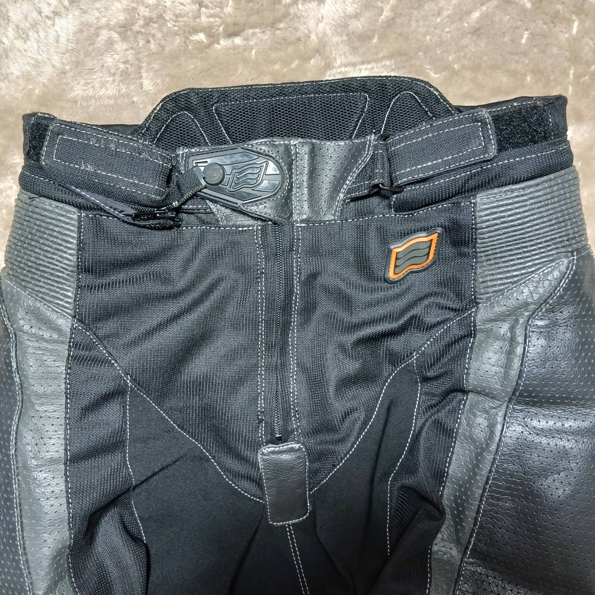 HYOD（ヒョウドウ）メッシュレザーパンツト・Mｗ_4