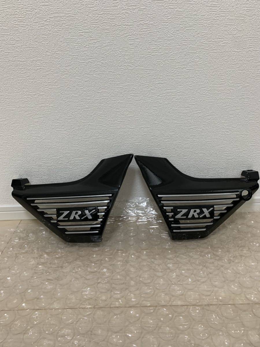 売り切り 1円スタート 希少 廃盤 ZRX400 サイドカバー アルフィン