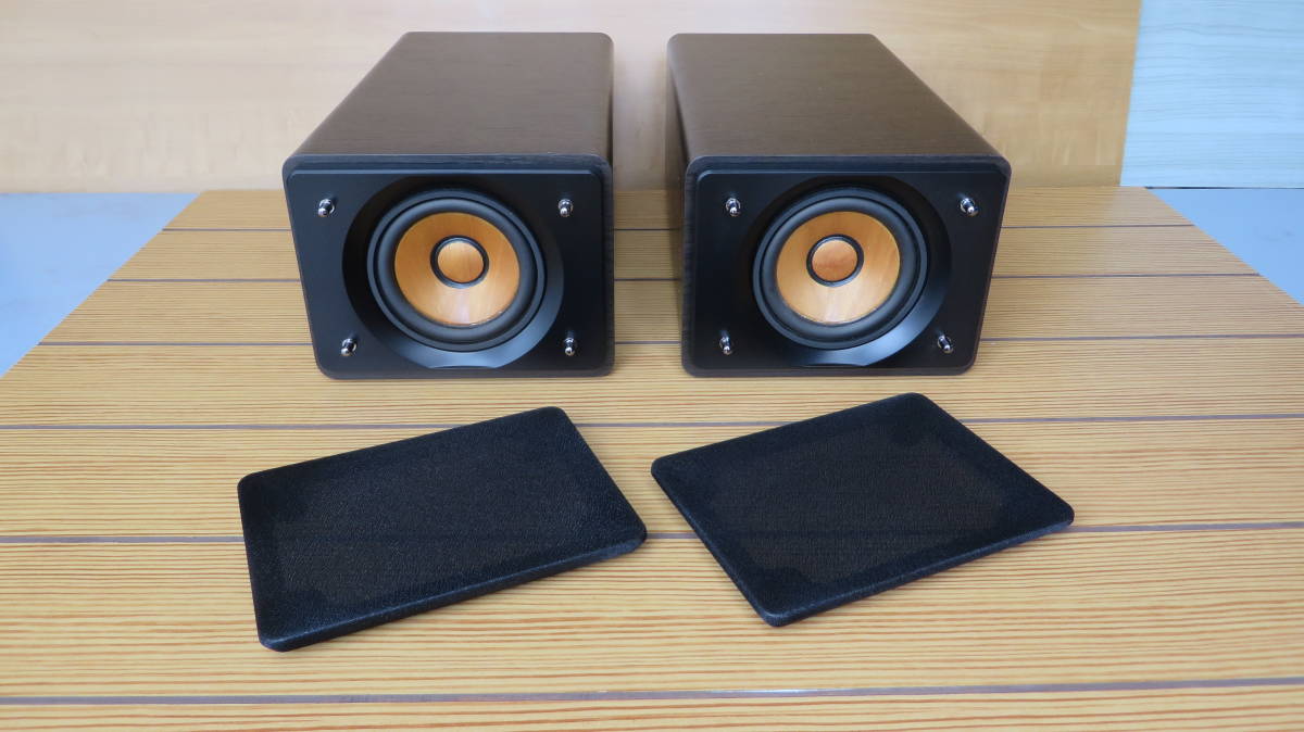 Victor ビクター JVC ウッドコーンスピーカー ペア ②