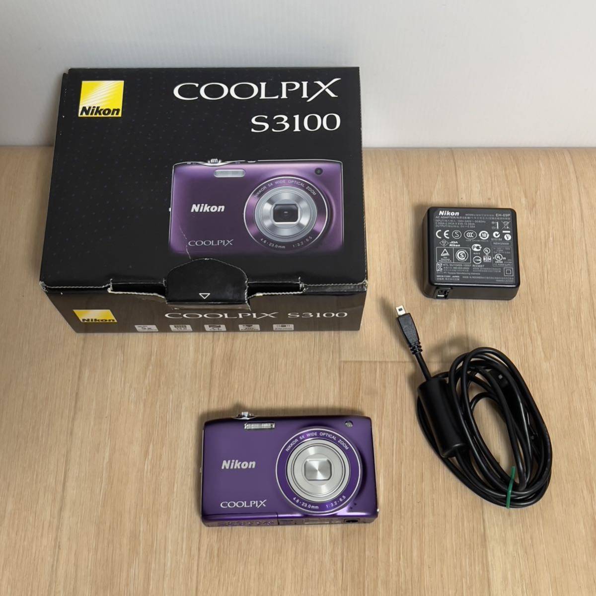 S3100 COOLPIX Nikon ◇◇Nikon ファインパープル コンデジ Nikon 