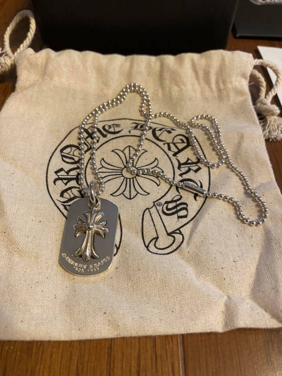 CHROME HEARTS クロムハーツ ドックタグ カットアウトクロス/クロス