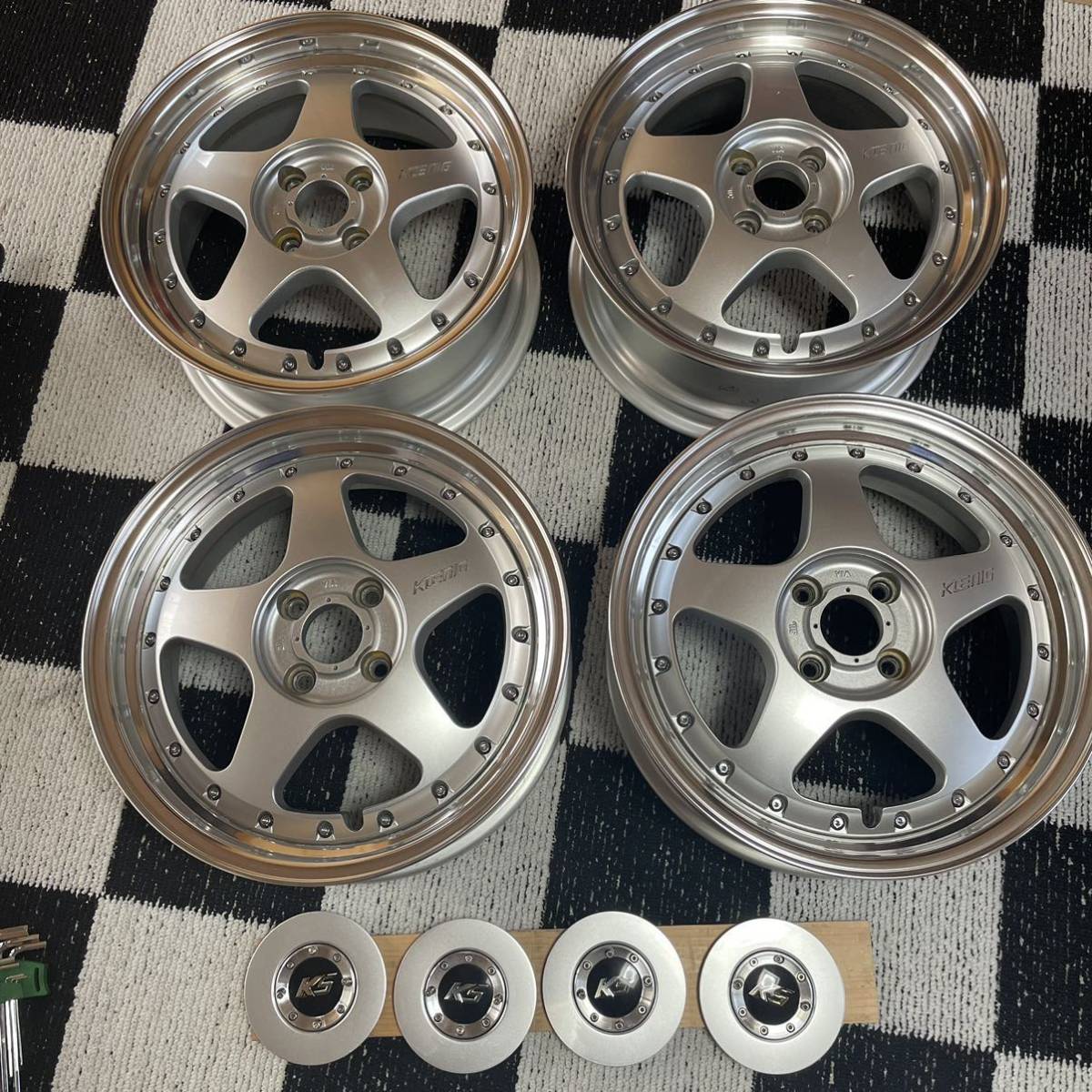 KOENIG ケーニッヒ 16インチ7J 4穴 4H PCD 100 SSR リバレルホイール