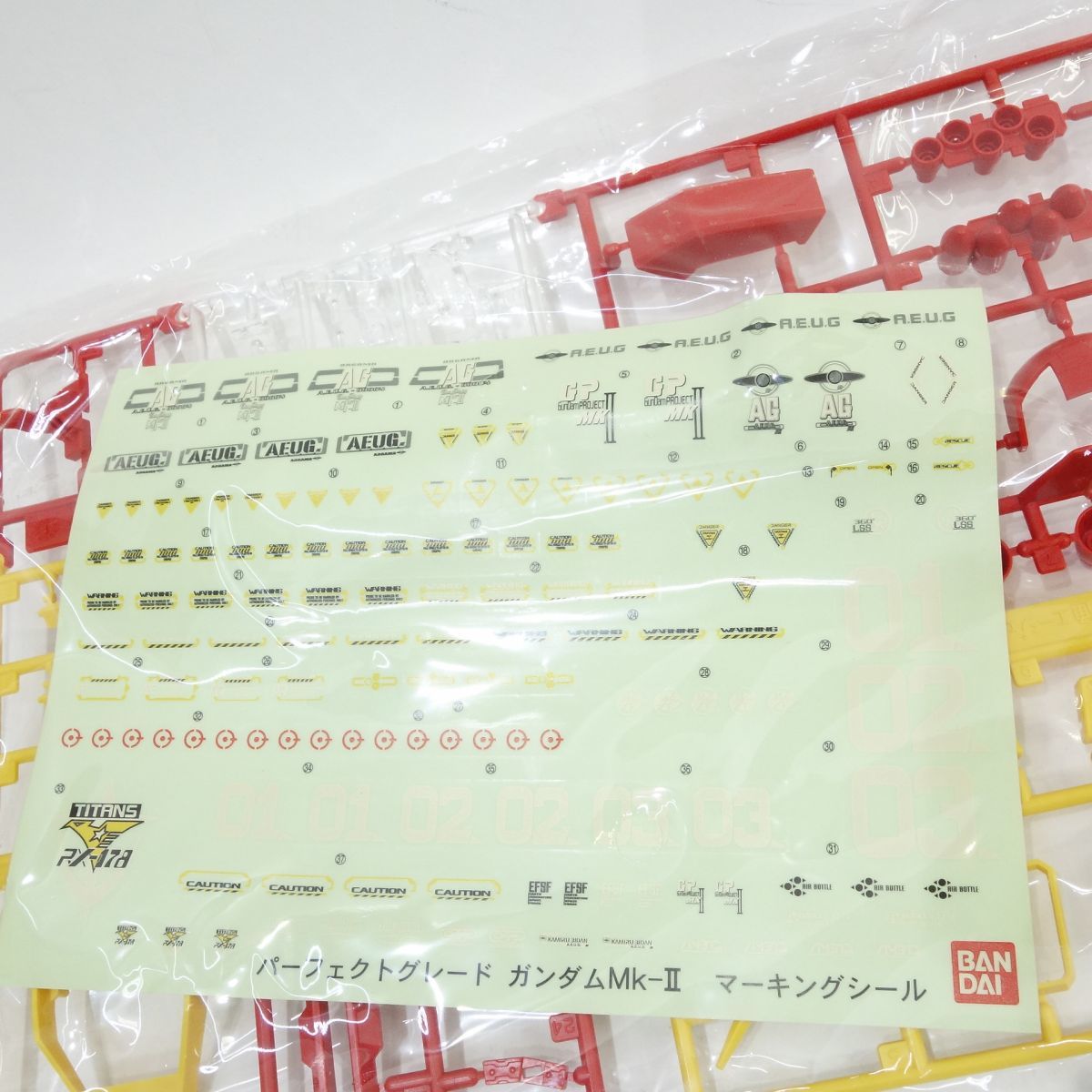072 【内袋未開封】PG 1/60 RX-178 ガンダム Mk-II エゥーゴ