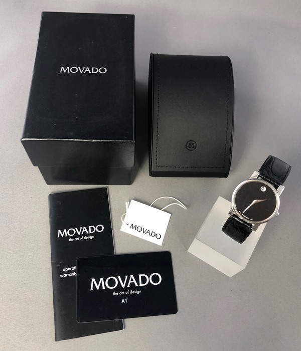 時計『WH-9359』★MOVADO(モバード)★84/G4/875★ミュージアム ラウンド★稼働品★
