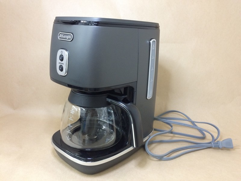 ★最終処分★GK00038「(DeLonghi) ディスティンタコレクション ドリップコーヒーメーカー アロマモード搭載 ICMI011J-BK」【中古品】