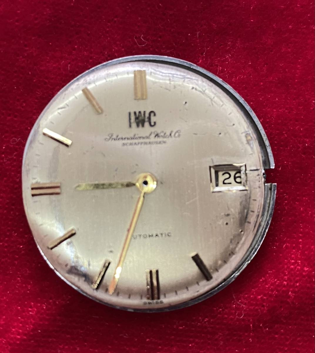 【5478-2】　ジャンク　ＩＷＣ　ムーブメント