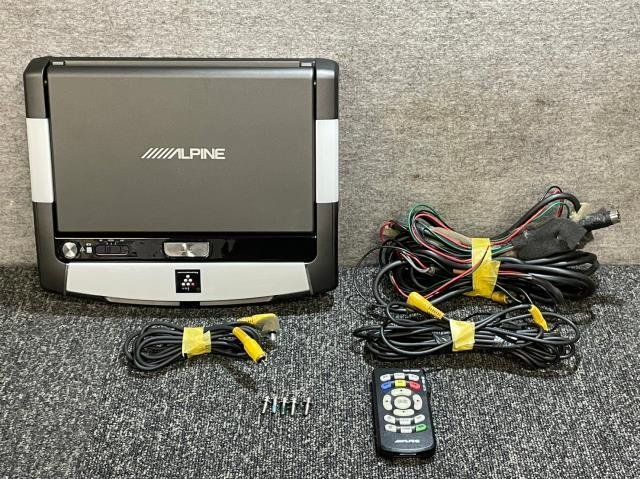 ALPINE PCX-R3500B フリップダウンモニター 10.2インチ 動作確認済