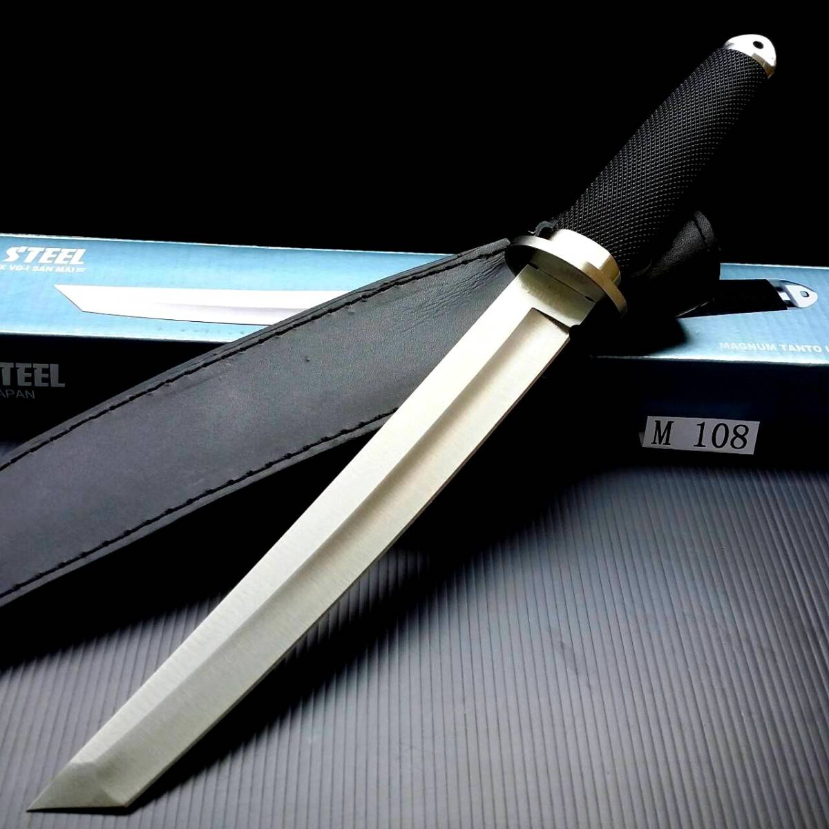 【新品，人気SALE】 COLD STEEL MAGNUM TANTO シースナイフ 中型 M-108 数量限定(ハンティングナイフ、狩猟刀)｜売買されたオークション情報、yahooの商品情報をアーカイブ公開 - オークファン ハンティングナイフ、狩猟刀