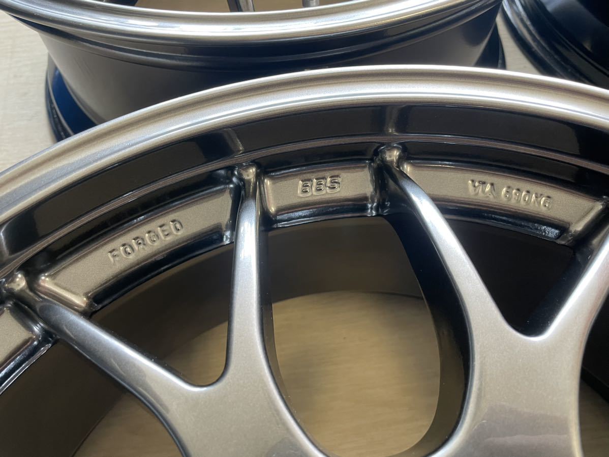 1円〜売り切り！鍛造ホイール！BBS RG-R（RG714）17インチ7.5J+ 