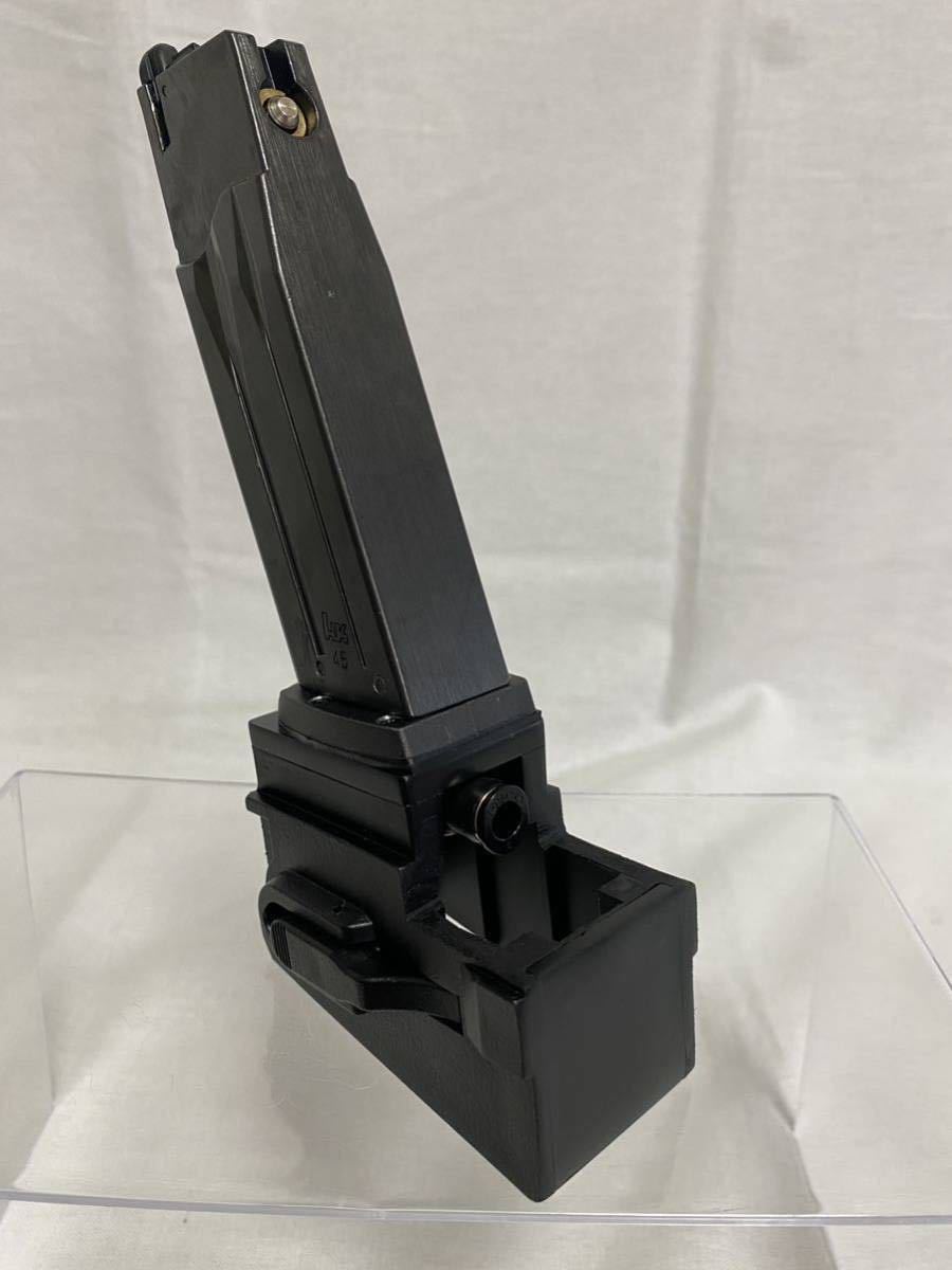 東京マルイ　ソーコムmk23ドラムマガジン 外部ソース化アダプター 東京マルイ SOCOM Mk23用 外部ソースアダプター M4マガジン ご覧頂き