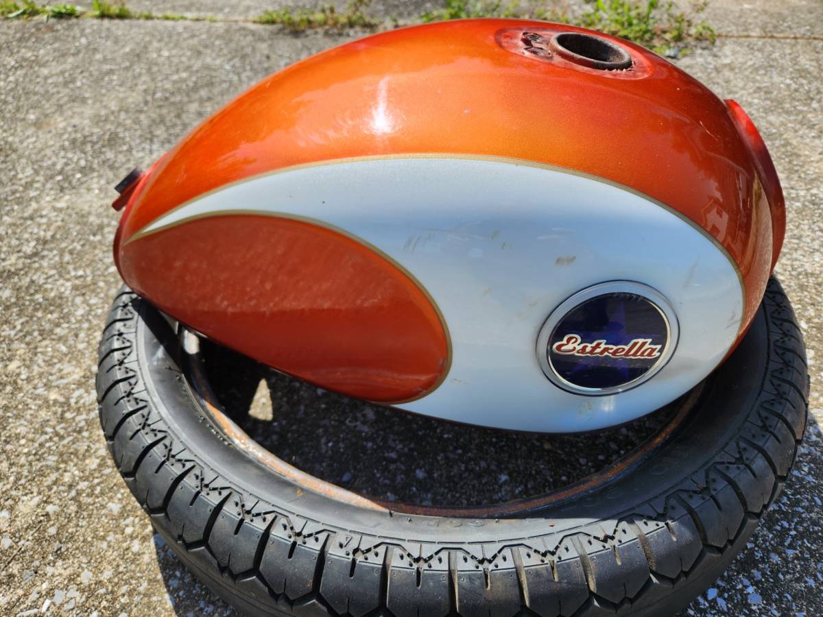エストレヤ カワサキ エストレア キャブ車 タンク ガソリタンク