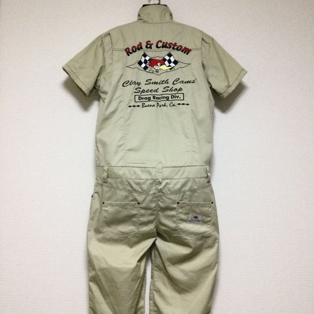新品☆GLAY SMITH/クレイスミス☆半袖☆つなぎ/オーバーオール☆両面 