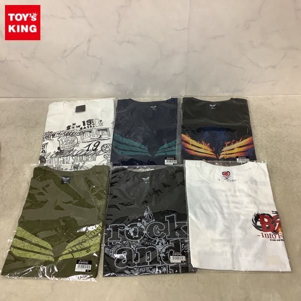 1円〜 B’z LIVE GYM Pleasure 2018 HINOTORI B’z ツアーTシャツ ブラック Mサイズ R & R Tシャツ スミ サイズM 他