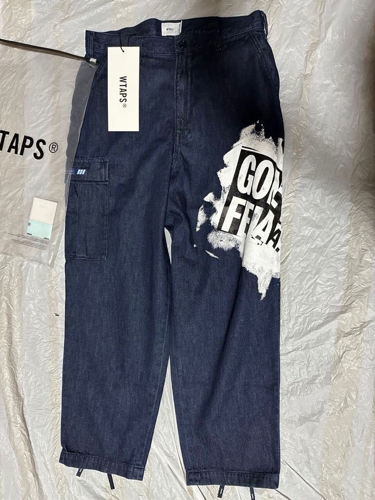 WTAPS 23SS MILT2002/TROUSERS/COTTON.DENIM.PASTHG 231WVDT-PTM01