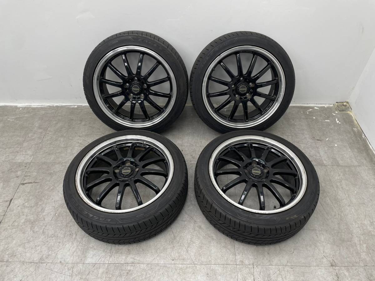 T19 SCADA エスカーダ ホイール 5穴 215/45/18 18インチ PCD114.3 7.5J  