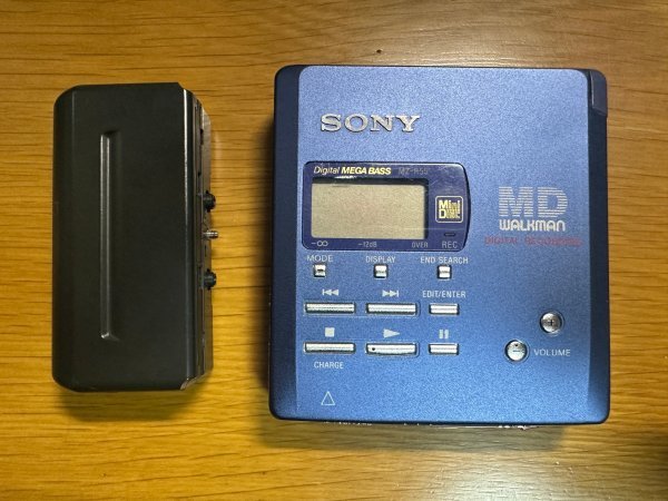 SONY MD WALKMAN MZ-R55（録音・再生可能）ポータブルMDレコーダー