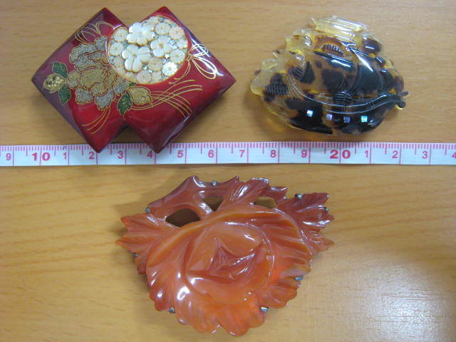 帯どめ　まとめて　べっ甲？シェル？メノウ？レターパック520円発送可能