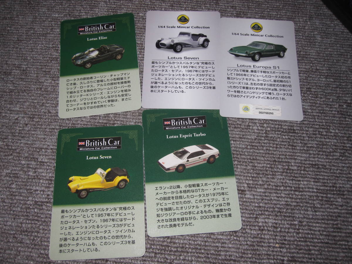 京商 1/64スケールミニカー ロータス 難有り ヨーロッパ エスプリ