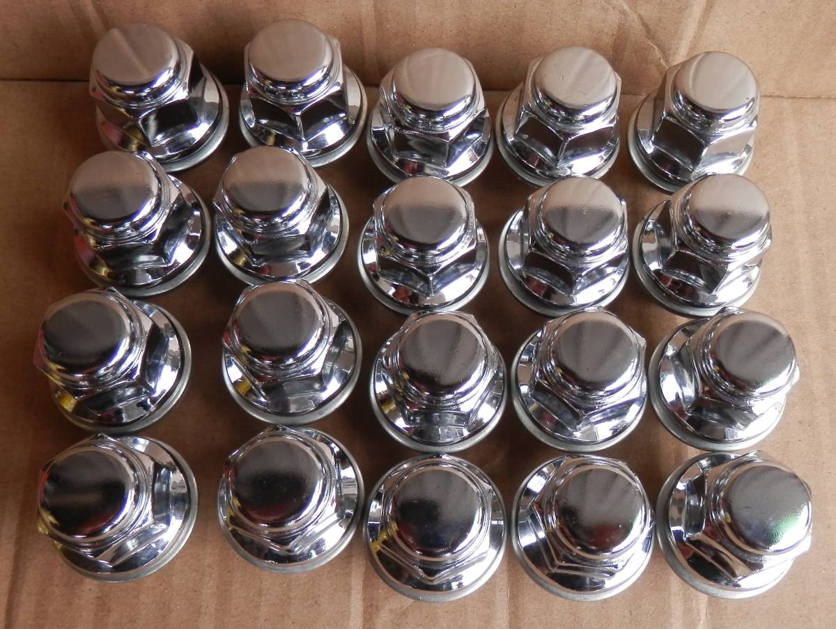 新車外し トヨタ純正ナット 20個 アルファード ヴェルファイア クラウン プリウス α ヴォクシー ノア ハリアー ウイッシュ エスティマ