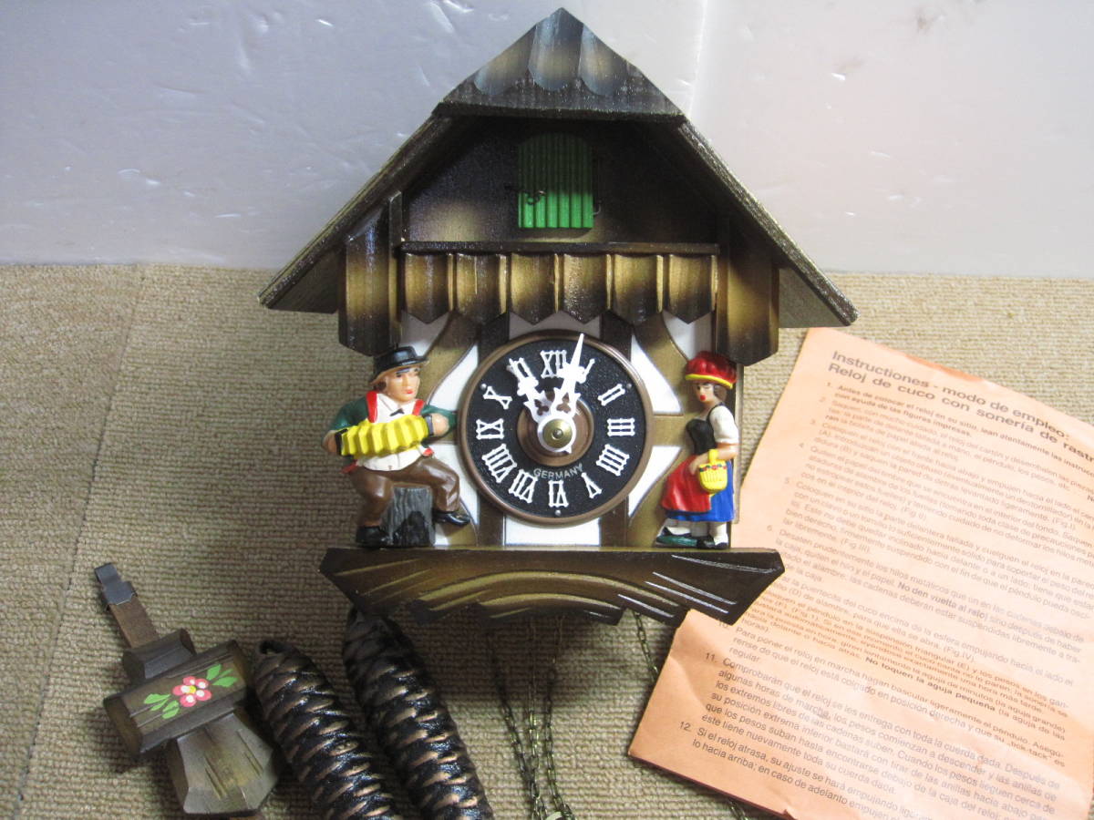 鳩時計コラムCuckoo Clock ○西ドイツ製 フーベルト社○HUBERT HERR