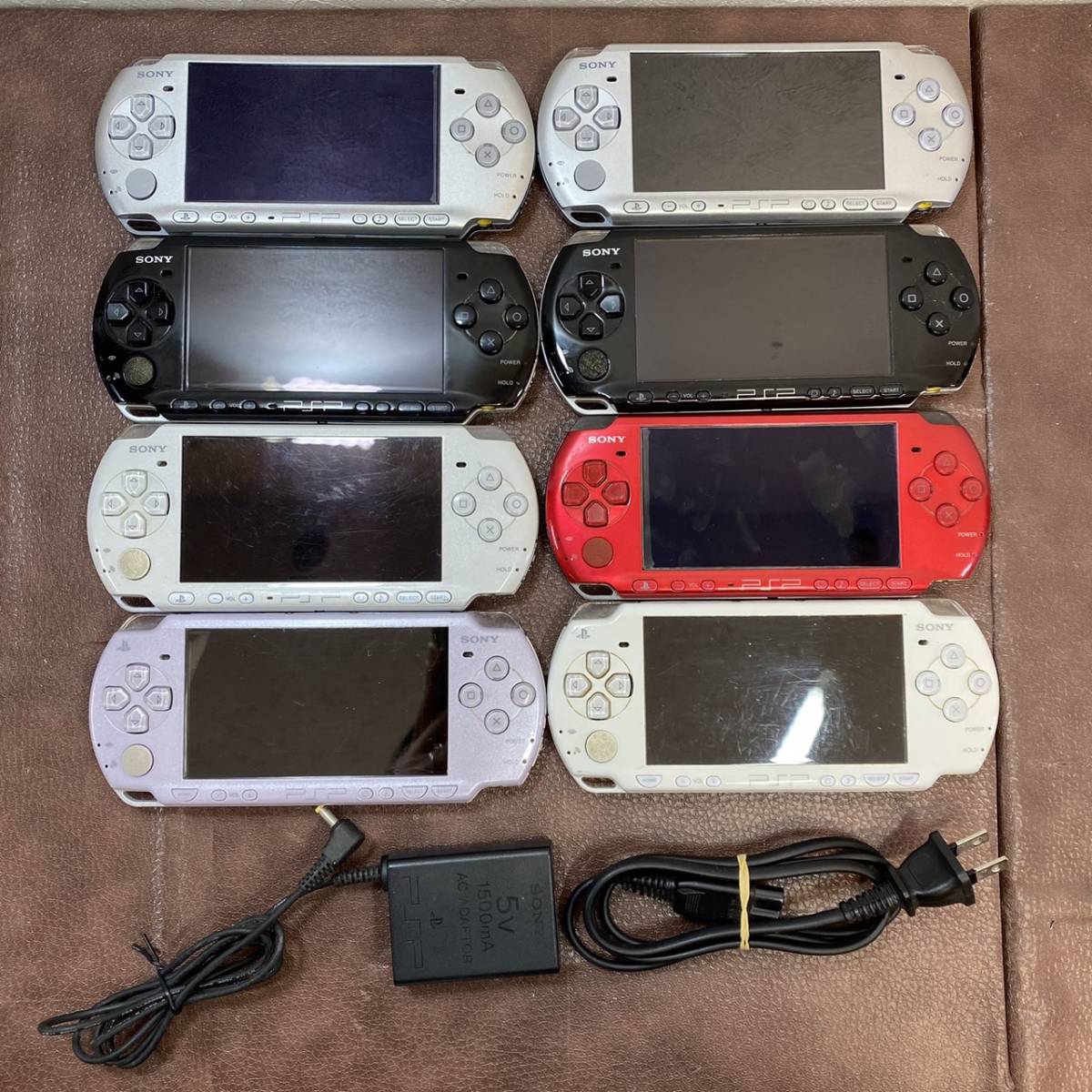 MH-3835】中古品 SCE ソニー PSP 8台セット PSP-3000 6台 PSP-2000 2台