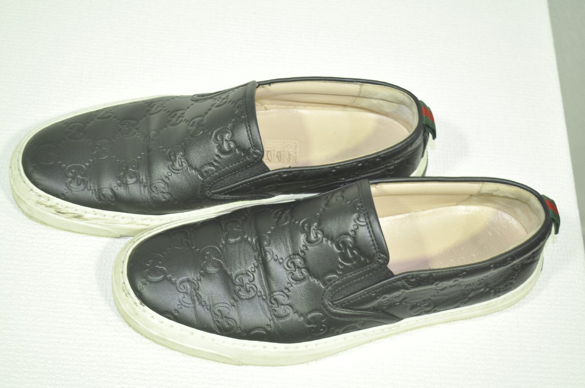 グッチ 【一円スタート】GUCCI　スリッポン　シューズ　23cm 408510 SA YK GUCCI スリッポン メタリックピンク 36 シューズ 22.5cm 408510