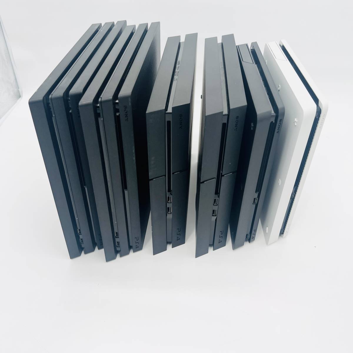 1円スタート【動作品】 PS4本体 4台 PS4PRO 2台 まとめ売りSONY  