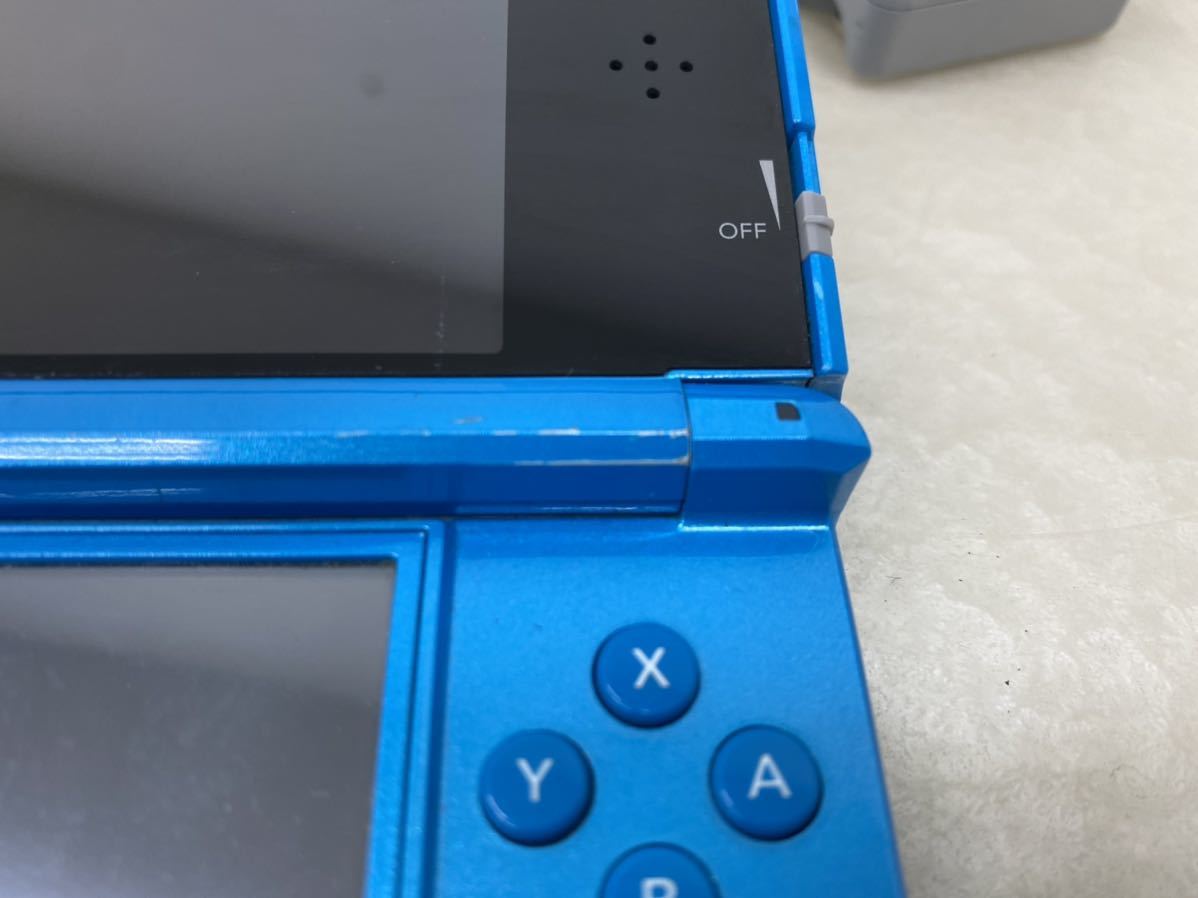 ニンテンドー3DS 本体 CTR-001 アクアブルー 動作品 初期化済 中古