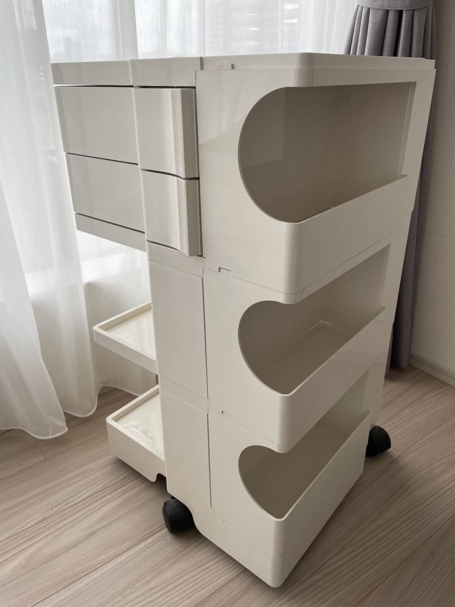 B-Line(ビーライン）ボビーワゴン 3段2トレイ　ホワイト　ジョエ・コロンボ