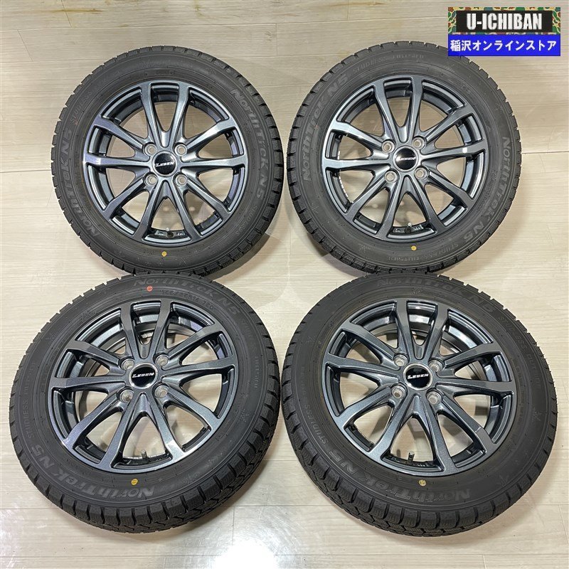 155/65R14 軽自動車 N-BOX タント 等 レーベン 4.5-14+45 4H100 2022年