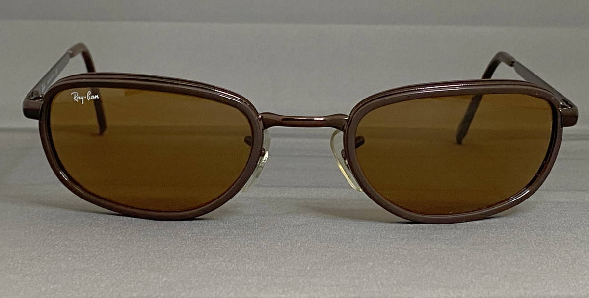 美品 ビンテージ イタリア製 B&L Ray-Ban RB3047 W3142 メタルオーバル 