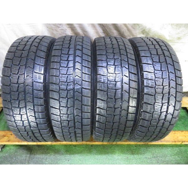 2021~2022年製 7~8分山 ダンロップ WINTERMAXX WM02 195/65R15 91Q 4本/札幌市手渡し可/中古スタッドレスタイヤ(冬タイヤ)プリウス P_80