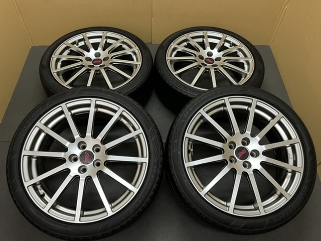 大人気 ホイール付タイヤ４本セット SUBARU STI ENKEI 18&times;7.5J+55 225/40/18 BRIDGESTONE REGNO 2017 PCD100(5穴)｜売買されたオークション情報、yahooの商品情報をアーカイブ公開 - オークファン 5穴