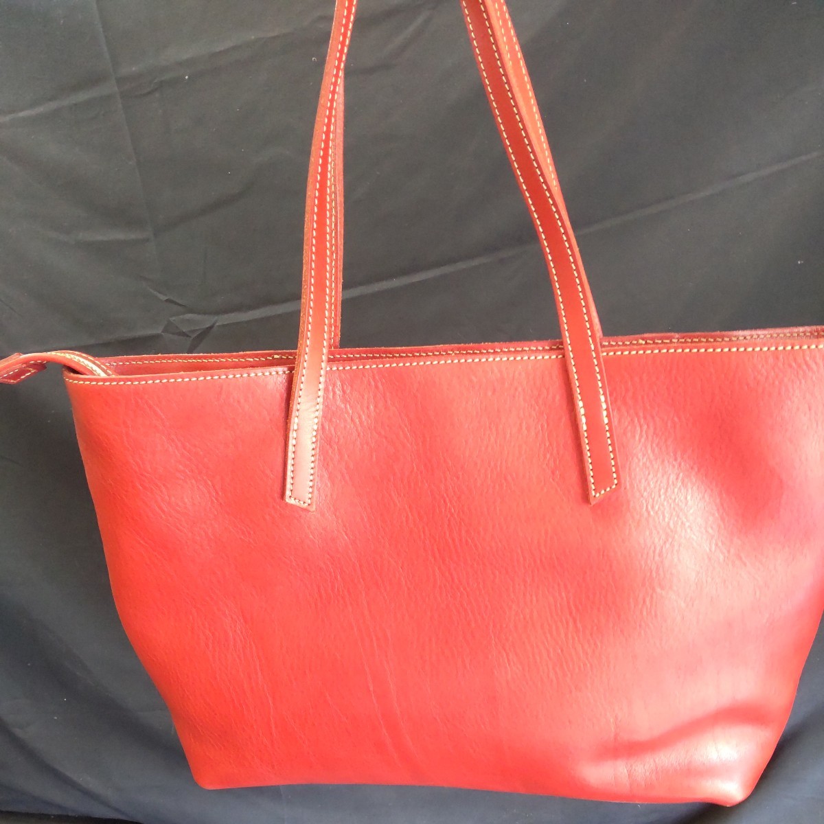西542 PORCO ROSSO ハンドバッグ レザー 赤 トートバッグ 本革 