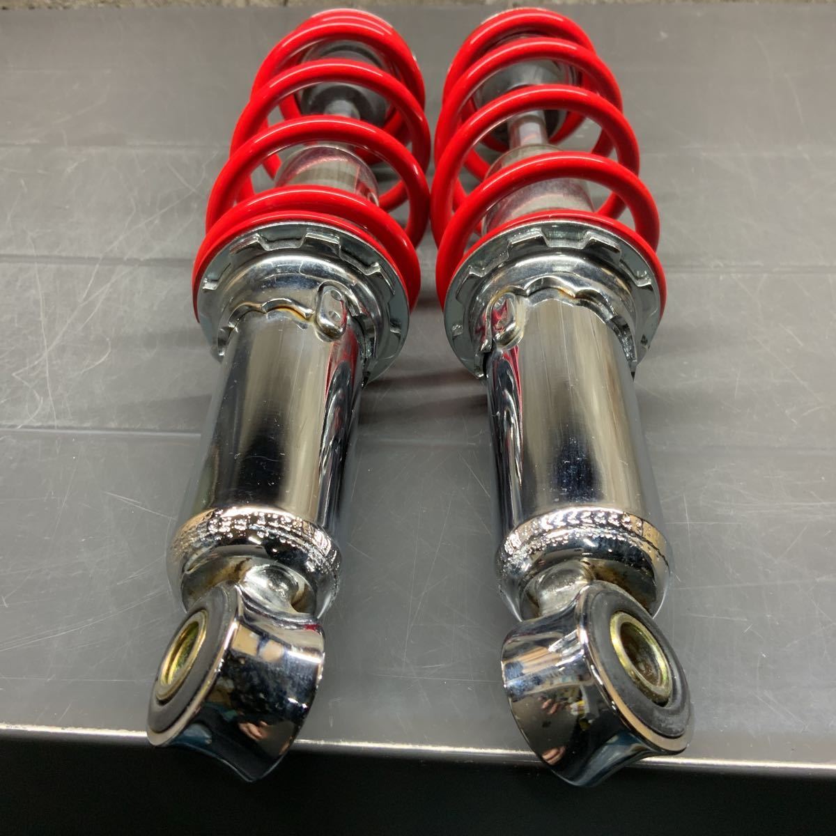 強化荒巻きリアショック 300mm モンキー/ゴリラ レッド/ゴールド