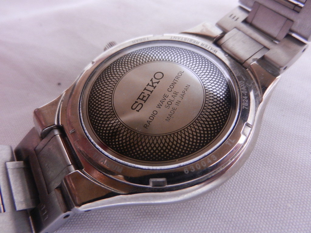 SEIKO セイコー DOLCE ドルチェ 7B24-0AX0 電波ソーラー チタン メンズ