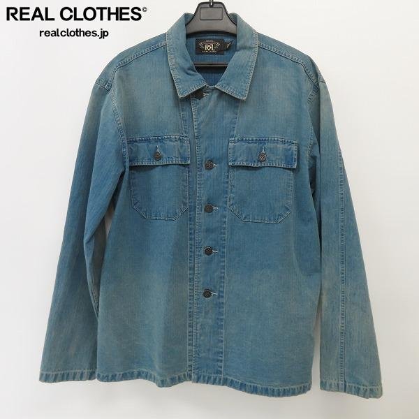 ☆RRL/ダブルアールエル デニムシャツ インディゴ/M /060