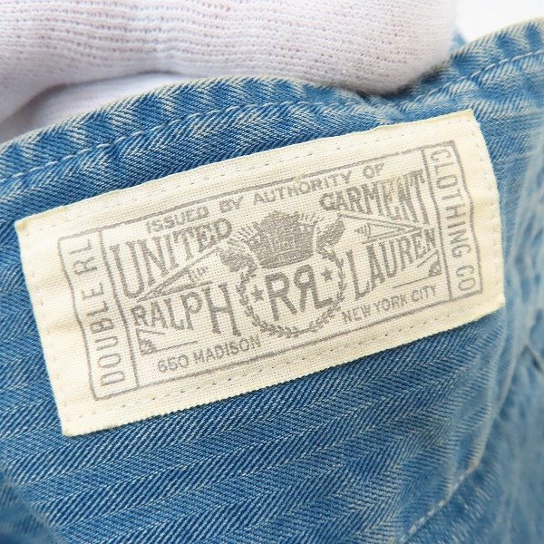 ☆RRL/ダブルアールエル デニムシャツ インディゴ/M /060