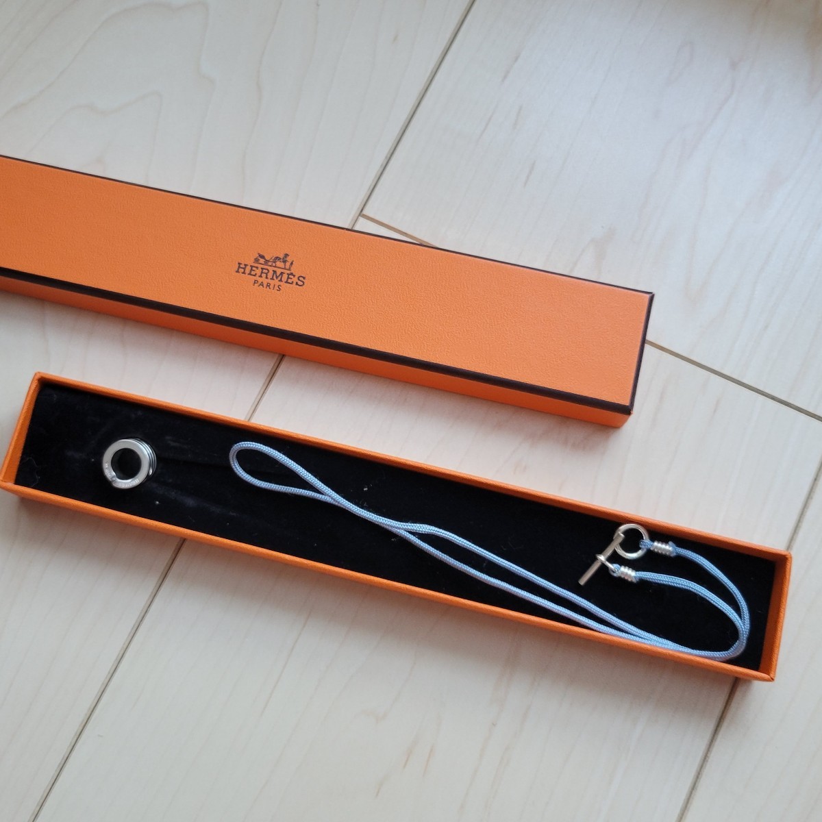HERMES エルメス 箱 ネックレス ケース ボックス ジュエリーケース